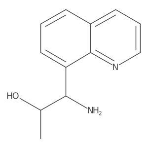 (1S,2S)-1-Amino-1-(quinolin-8-yl)propan-2-ol结构式