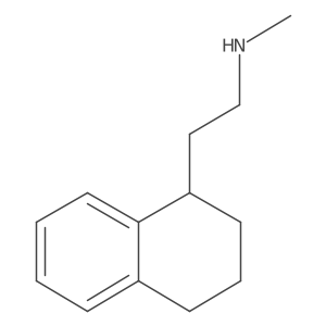 n-Methyl-2-(1,2,3,4-tetrahydronaphthalen-1-yl)ethan-1-amine结构式