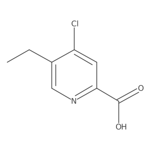 4-Chloro-5-ethylpyridine-2-carboxylic acid Structure