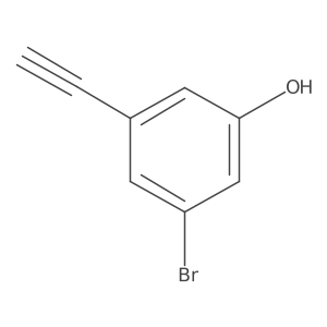 3-Bromo-5-ethynylphenol Structure
