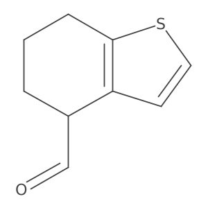 4,5,6,7-Tetrahydrobenzo[b]thiophene-4-carbaldehyde Structure