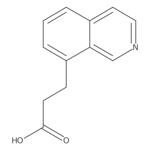 3-(Isoquinolin-8-YL)propanoic acid Structure