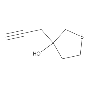 3-(Prop-2-yn-1-yl)thiolan-3-ol Structure
