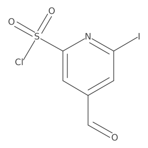 4-Formyl-6-iodopyridine-2-sulfonyl chloride结构式