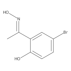 2'-Hydroxy-5'-bromoacetophenone oxime结构式
