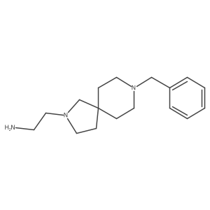 2-(8-Benzyl-2,8-diazaspiro[4.5]decan-2-yl)ethanamine Structure