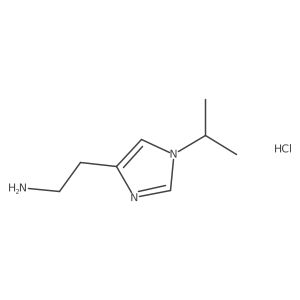 2-(1-Isopropyl-1H-imidazol-4-yl)ethanamine hydrochloride Structure
