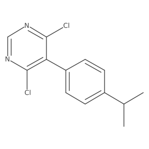 4,6-Dichloro-5-(4-propan-2-ylphenyl)pyrimidine Structure
