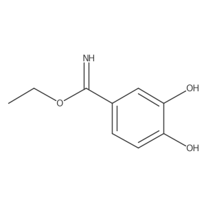 Ethyl 3,4-dihydroxybenzimidate结构式