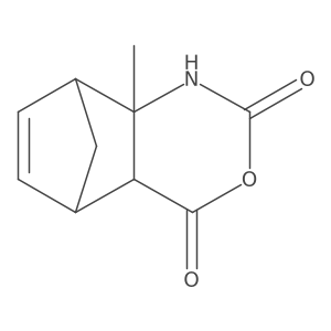 5,8-Methano-2H-3,1-benzoxazine-2,4(1H)-dione, 4a,5,8,8a-tetrahydro-8a-methyl-, (4aI+/-,5I+/-,8I+/-,8aI+/-)- Structure