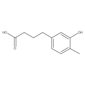 4-(3-Hydroxy-4-methylphenyl)butanoic acid结构式