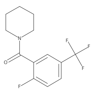 (2-Fluoro-5-(trifluoromethyl)phenyl)(piperidin-1-yl)methanone Structure