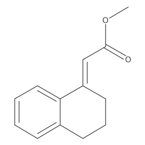 methyl 2-[(1Z)-1,2,3,4-tetrahydronaphthalen-1-ylidene]acetate结构式