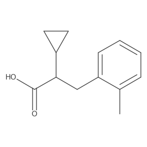2-Cyclopropyl-3-(o-tolyl)propanoic acid结构式