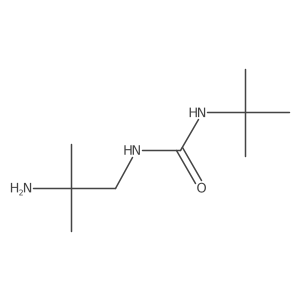 3-(2-Amino-2-methylpropyl)-1-tert-butylurea Structure