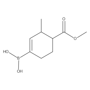 (4-(Methoxycarbonyl)-3-methylcyclohex-1-en-1-yl)boronic acid结构式