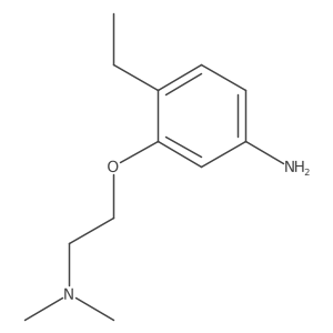 3-(2-Dimethylaminoethoxy)-4-ethylaniline Structure