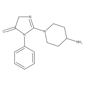 2-(4-Aminopiperidin-1-yl)-1-phenyl-1H-imidazol-5(4H)-one Structure
