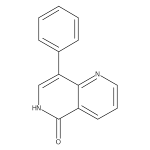 8-phenyl-1,6-naphthyridin-5(6H)-one Structure