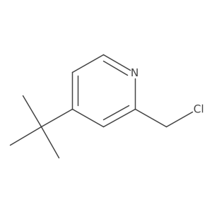 4-(tert-Butyl)-2-(chloromethyl)pyridine结构式