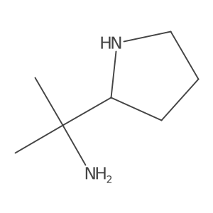 2-(Pyrrolidin-2-yl)propan-2-amine结构式