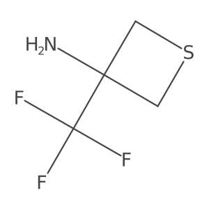 3-(Trifluoromethyl)thietan-3-amine结构式