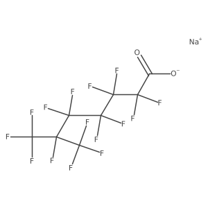 Sodium perfluoro-6-methylheptanoate Structure