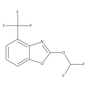 2-(Difluoromethoxy)-4-(trifluoromethyl)benzo[d]oxazole结构式