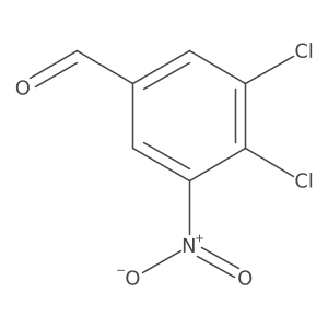 3,4-Dichloro-5-nitrobenzaldehyde Structure