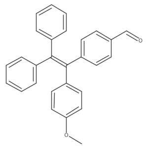 4-(1-(4-Methoxyphenyl)-2,2-diphenylvinyl)benzaldehyde Structure