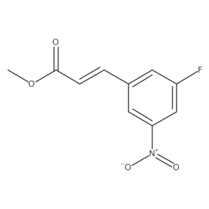 Methyl (E)-3-(3-fluoro-5-nitrophenyl)acrylate结构式