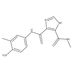 N5-(4-Amino-3-methylphenyl)-N4-methyl-1H-imidazole-4,5-dicarboxamide结构式