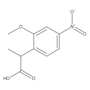 2-(2-Methoxy-4-nitrophenyl)propanoic acid Structure
