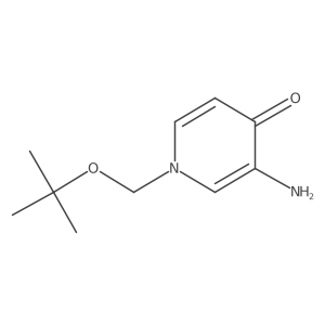 3-Amino-1-[(tert-butoxy)methyl]-1,4-dihydropyridin-4-one结构式