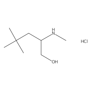 4,4-Dimethyl-2-(methylamino)pentan-1-ol hydrochloride Structure