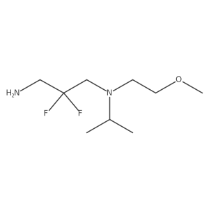 (3-Amino-2,2-difluoropropyl)(2-methoxyethyl)(propan-2-yl)amine Structure