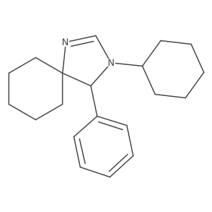 1,3-Diazaspiro[4.5]dec-1-ene, 3-cyclohexyl-4-phenyl- Structure