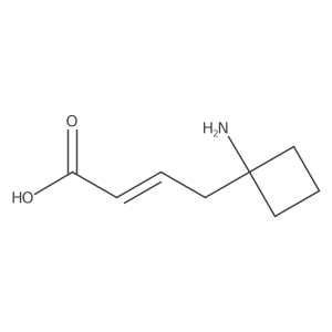 (2E)-4-(1-aminocyclobutyl)but-2-enoic acid Structure