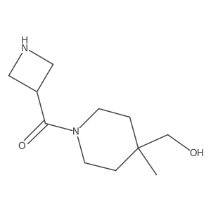 Azetidin-3-yl(4-(hydroxymethyl)-4-methylpiperidin-1-yl)methanone Structure