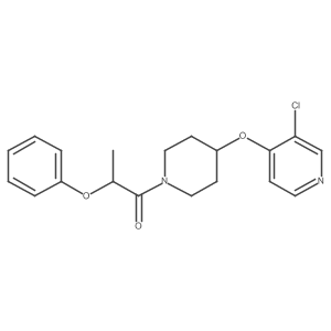 1-(4-((3-Chloropyridin-4-yl)oxy)piperidin-1-yl)-2-phenoxypropan-1-one Structure