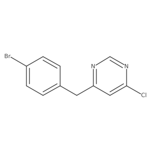 4-(4-Bromobenzyl)-6-chloropyrimidine结构式