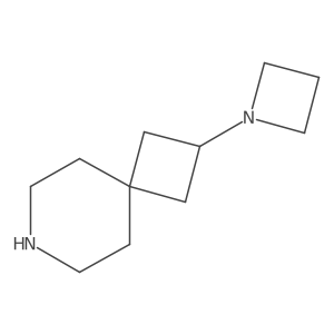 2-(Azetidin-1-yl)-7-azaspiro[3.5]nonane结构式
