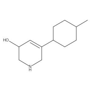 5-(4-Methylcyclohexyl)-1,2,3,6-tetrahydropyridin-3-ol结构式