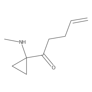 1-[1-(Methylamino)cyclopropyl]pent-4-en-1-one Structure
