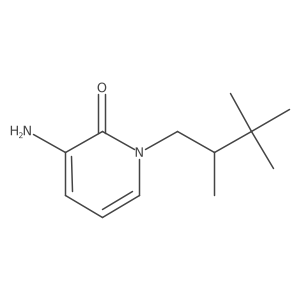 3-Amino-1-(2,3,3-trimethylbutyl)-1,2-dihydropyridin-2-one Structure