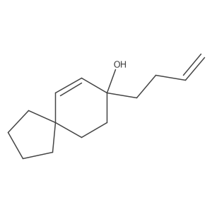 8-(But-3-en-1-yl)spiro[4.5]dec-6-en-8-ol结构式