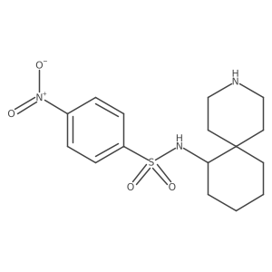 N-{3-azaspiro[5.5]undecan-7-yl}-4-nitrobenzene-1-sulfonamide Structure