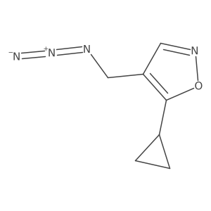4-(Azidomethyl)-5-cyclopropyl-1,2-oxazole Structure