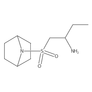 1-{7-Azabicyclo[2.2.1]heptane-7-sulfonyl}butan-2-amine结构式