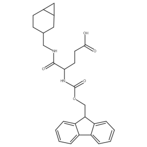 4-[({bicyclo[4.1.0]heptan-3-yl}methyl)carbamoyl]-4-({[(9H-fluoren-9-yl)methoxy]carbonyl}amino)butanoic acid Structure